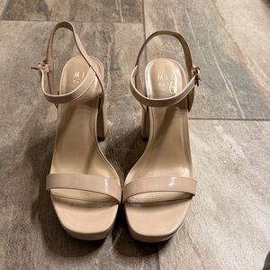 Mix No. 6 Women's Beige Strappy Heels